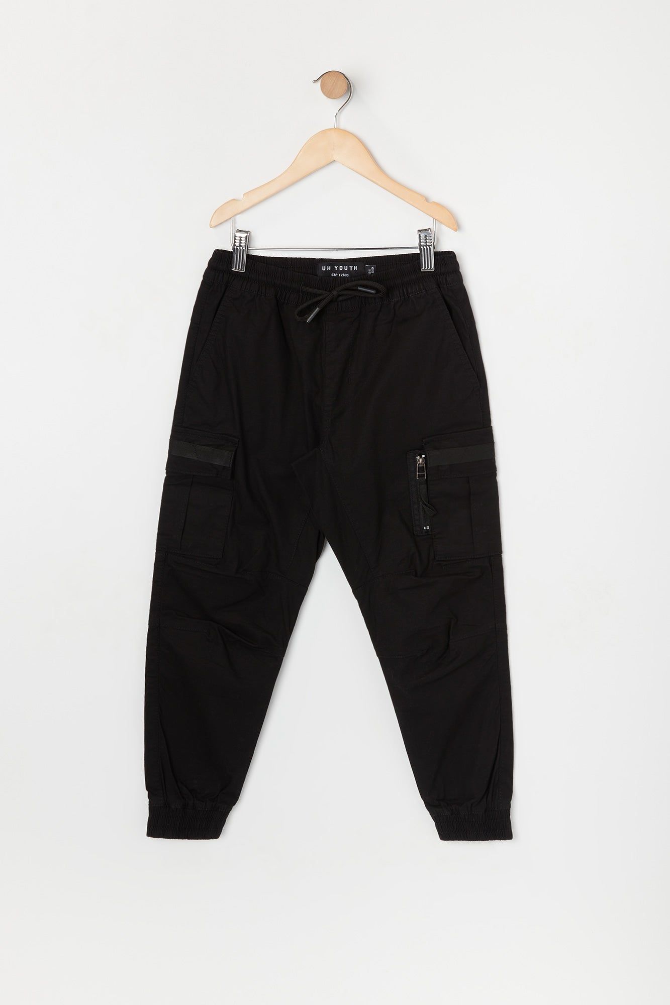 Jogger cargo décontracté avec fermeture à glissière pour garçons sold by Urban Planet product image thumbnail 3