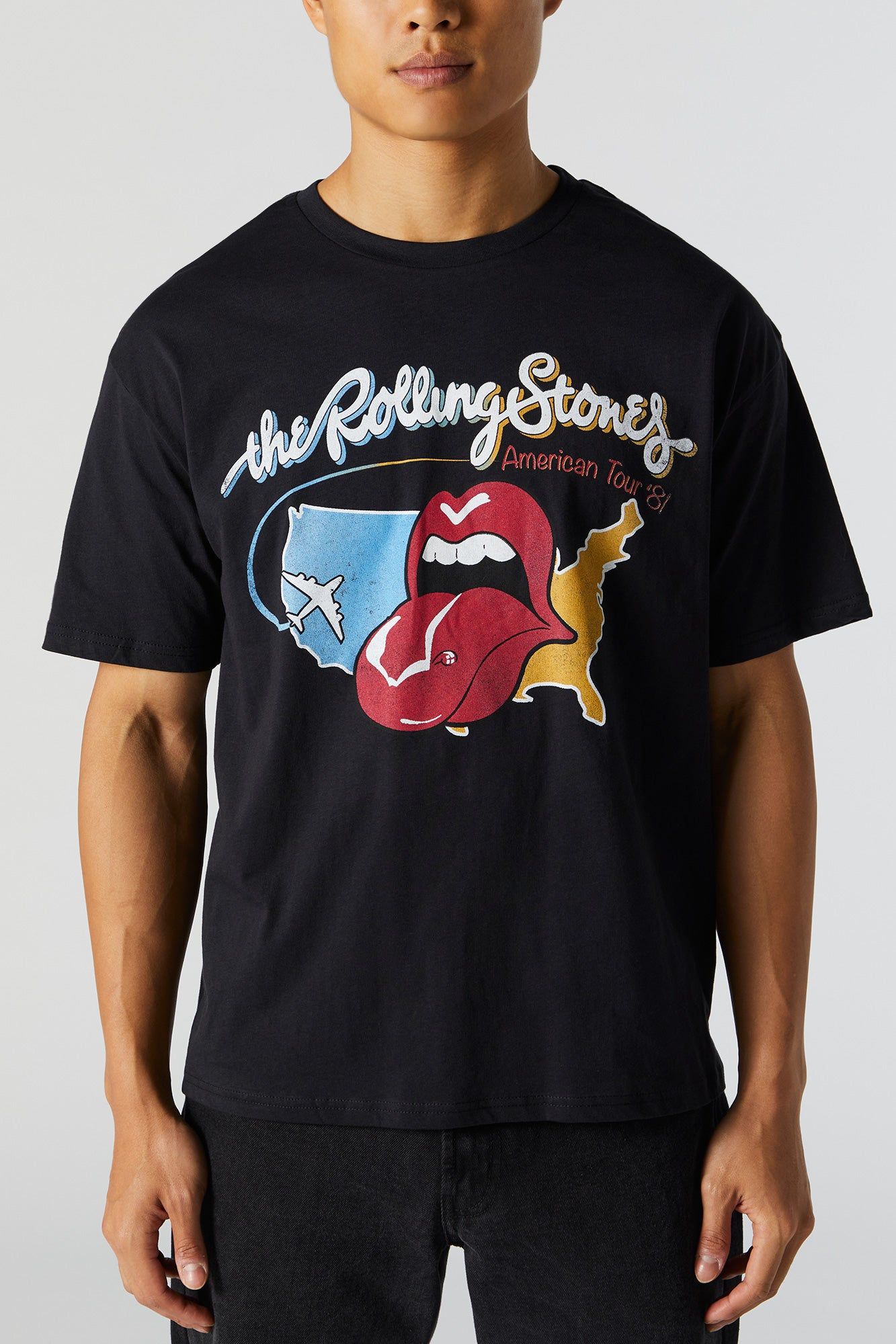 T-shirt à imprimé Rolling Stones sold by Urban Planet product image thumbnail 4