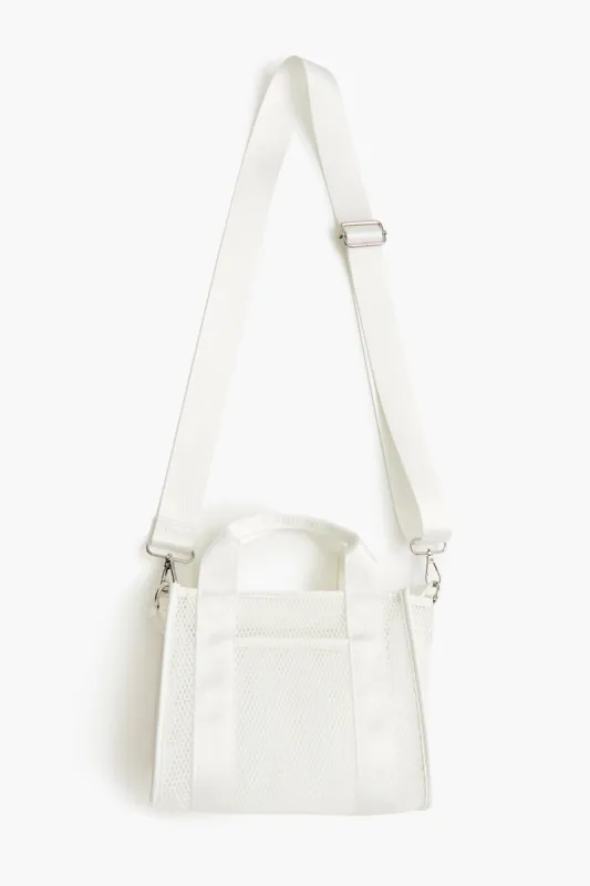 Sheer Netted Crossbody Bag sold by Urban Planet