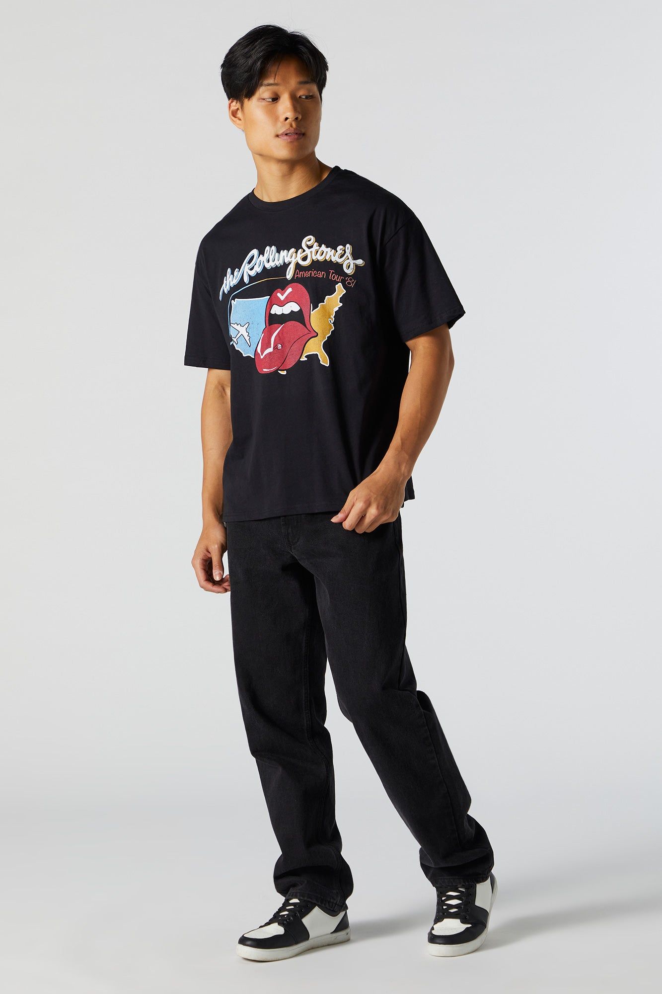 T-shirt à imprimé Rolling Stones sold by Urban Planet product image thumbnail 3