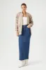 Faux Leather Ruched Bomber Jacket sold by Urban Planet
