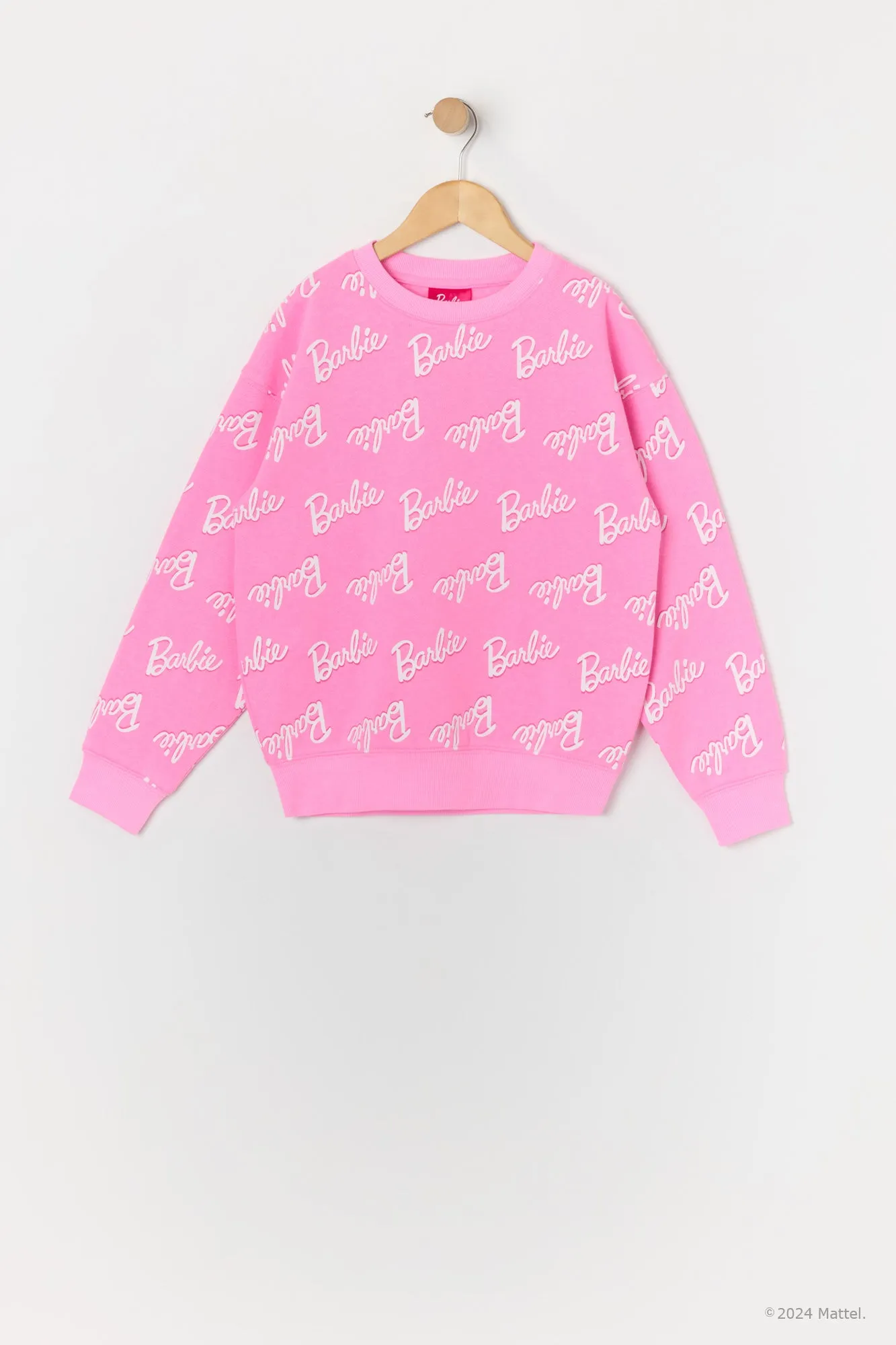 Chandail en molleton à imprimé Barbie™ pour fille sold by Urban Planet