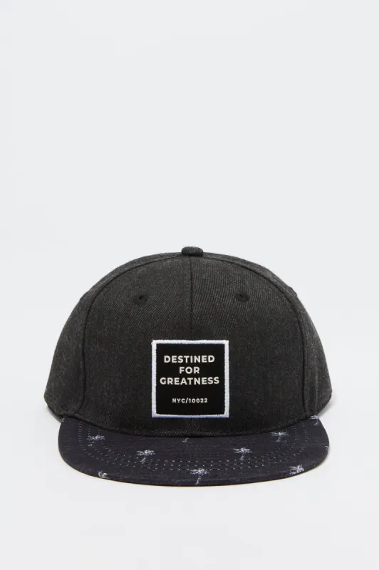 Casquette de baseball à imprimé Destined For Greatness Palmier pour garçon sold by Urban Planet