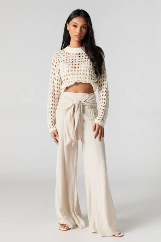 Tie Waist Palazzo Pant sold by Urban Planet