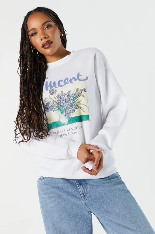 Fleece Vincent Graphic Sweatshirt sold by Urban Planet