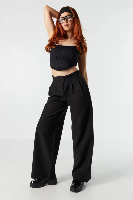 Pull On Wide Leg Dress Pant sold by Urban Planet