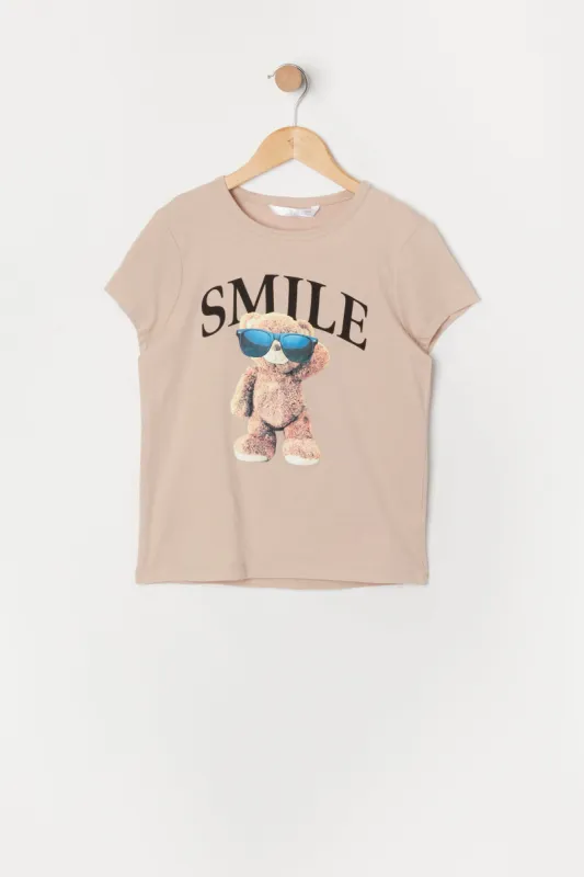 Girls Smile Graphic T-Shirt sold by Urban Planet