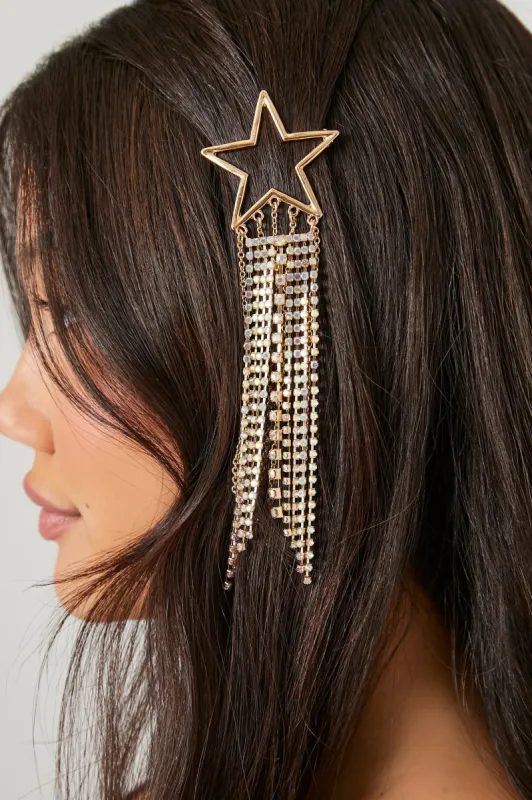 Pince à cheveux Étoile ornée de pierres du Rhin sold by Urban Planet