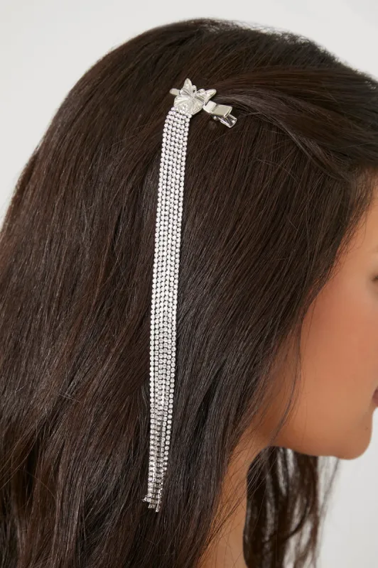 Pince à cheveux Papillon ornée de pierres du Rhin sold by Urban Planet