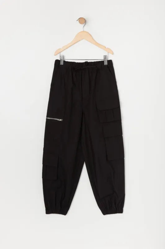 Pantalon de jogging avec poches cargo à fermeture à glissière pour fi;;e sold by Urban Planet