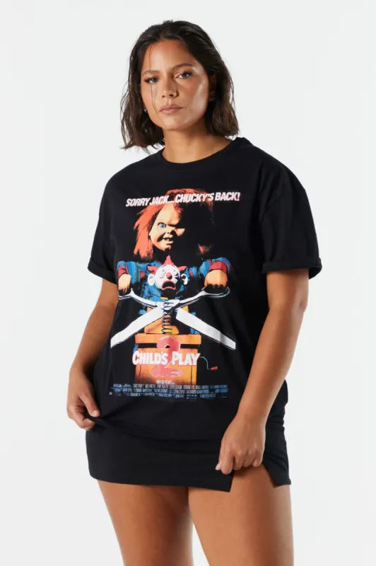Childs Play Graphic Boyfriend T-Shirt sold by Urban Planet
