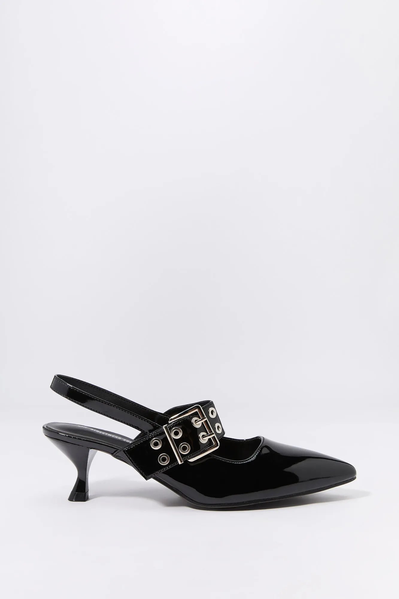 Slingback Buckled Kitten Heel sold by Urban Planet product image thumbnail 5