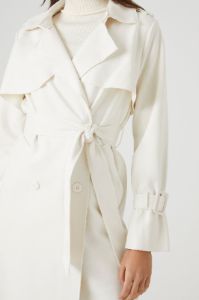 Faux Suede Trench Coat sold by Urban Planet