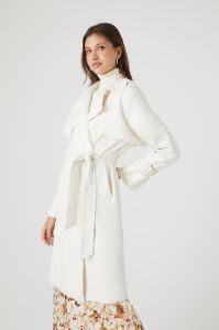 Faux Suede Trench Coat sold by Urban Planet
