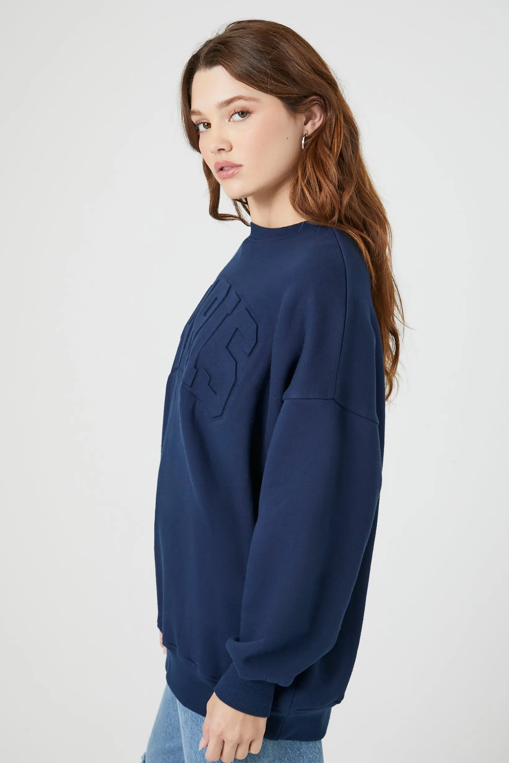 Paris Embroidered Sweatshirt sold by Urban Planet product image thumbnail 2