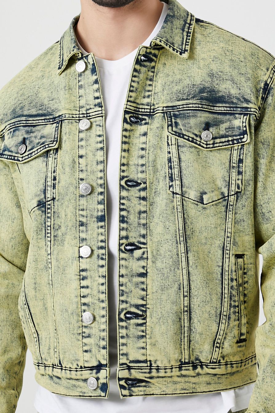 Blouson en denim délavé à l'acide sold by Urban Planet product image thumbnail 4