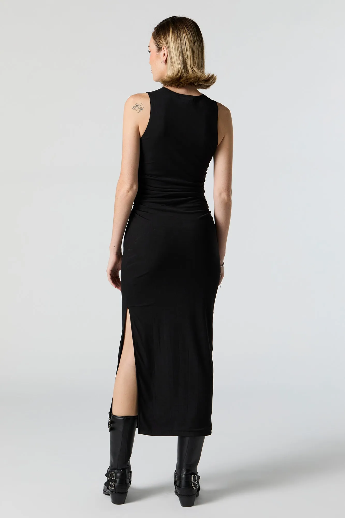 Robe midi sans manches en filet sold by Urban Planet product image thumbnail 3