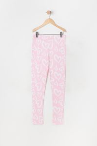 Girls Soft Heart Print Legging sold by Urban Planet