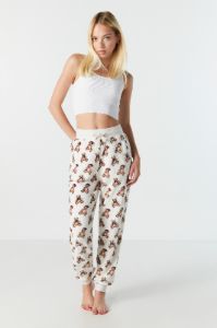 Plush Xmas Teddy Pajama Jogger sold by Urban Planet