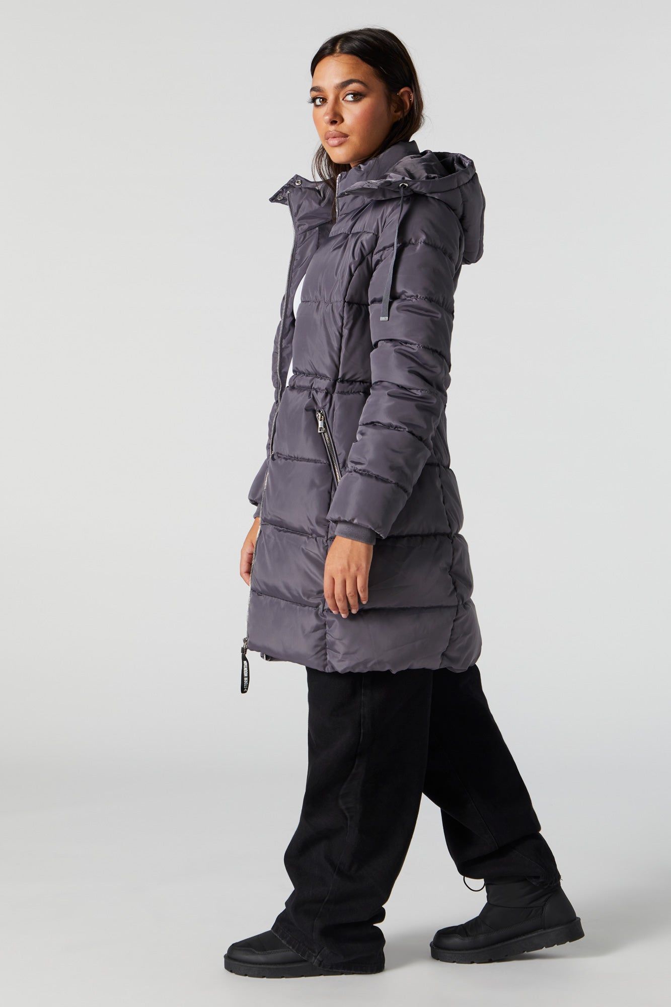 Blouson bouffant long à capuchon sold by Urban Planet product image thumbnail 2