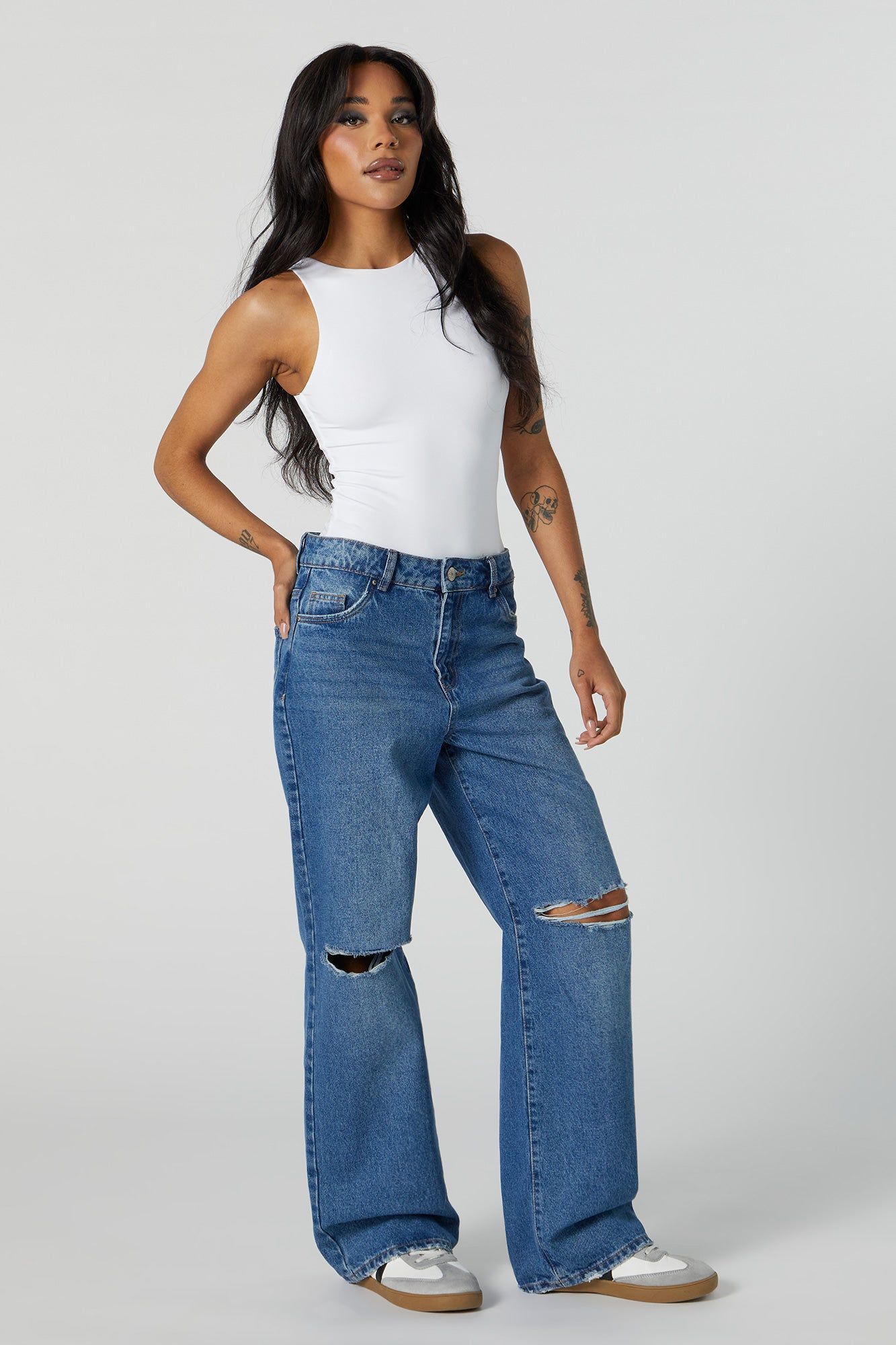 Contour High Neck Sleeveless Bodysuit sold by Urban Planet product image thumbnail 4