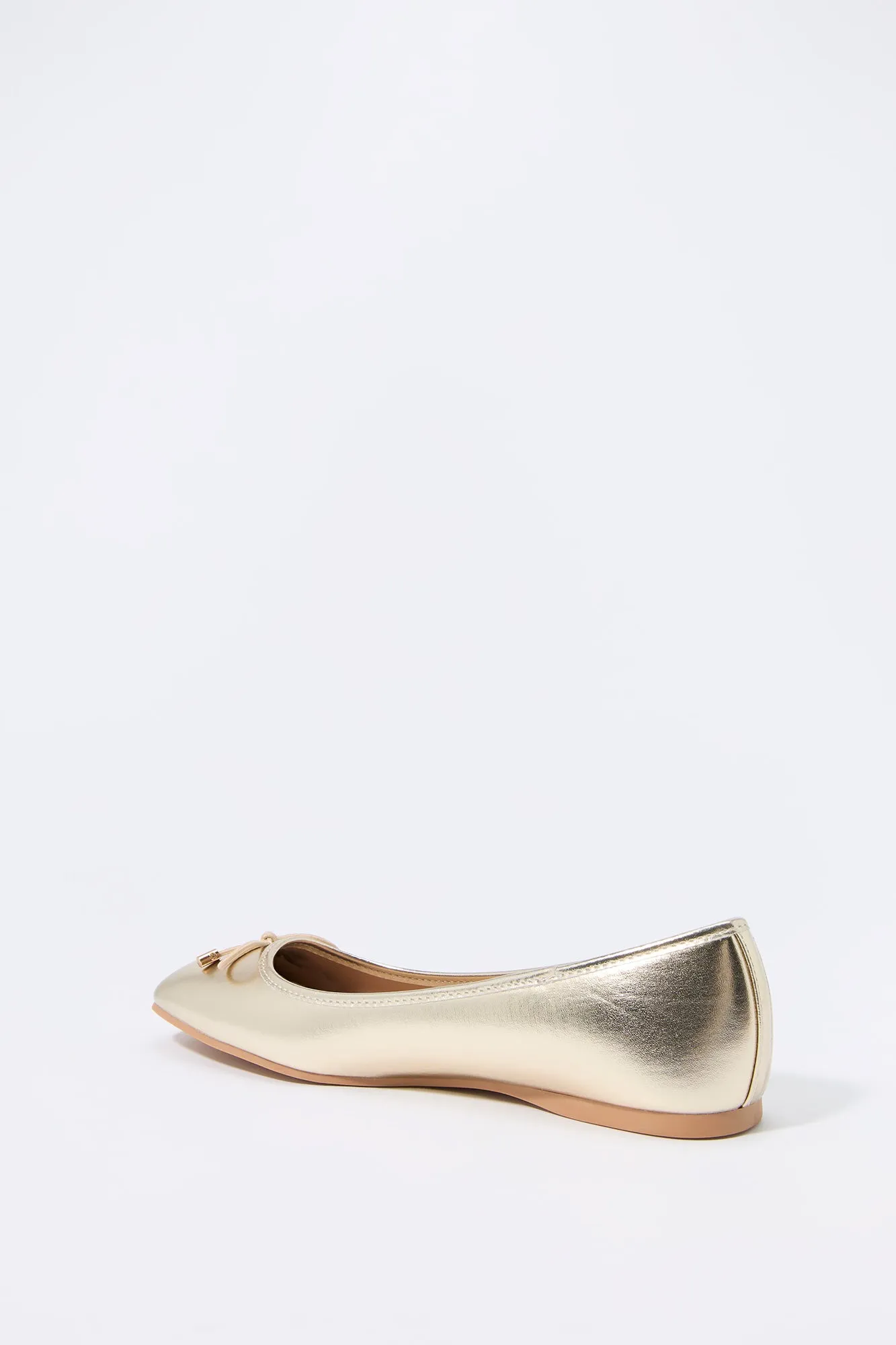 Metallic Bow Ballet Flat sold by Urban Planet product image thumbnail 3