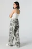 Tie Dye Print Toggle Hem Cargo Pant sold by Urban Planet