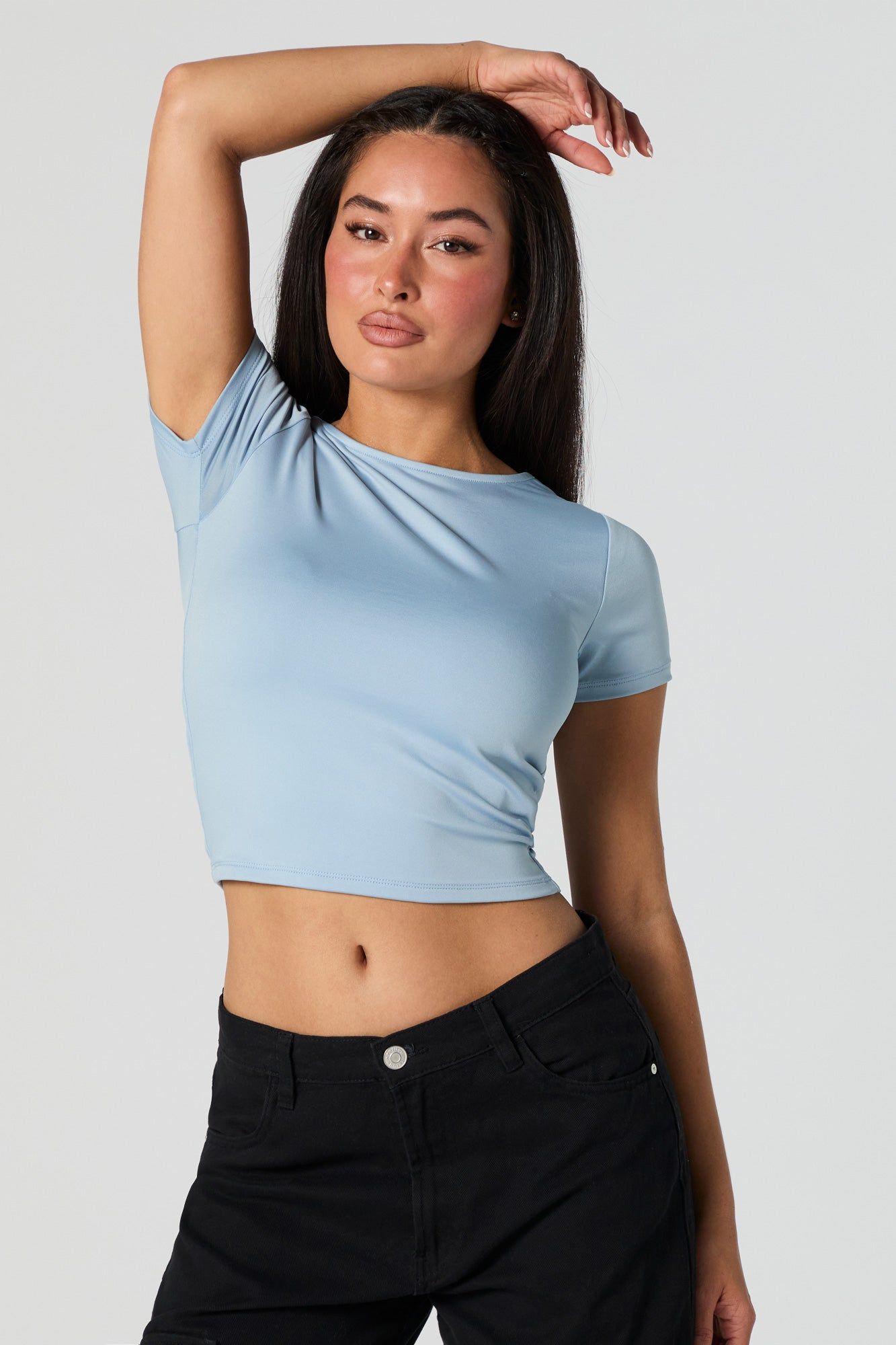 Contour Scoop Back Crop Top sold by Urban Planet