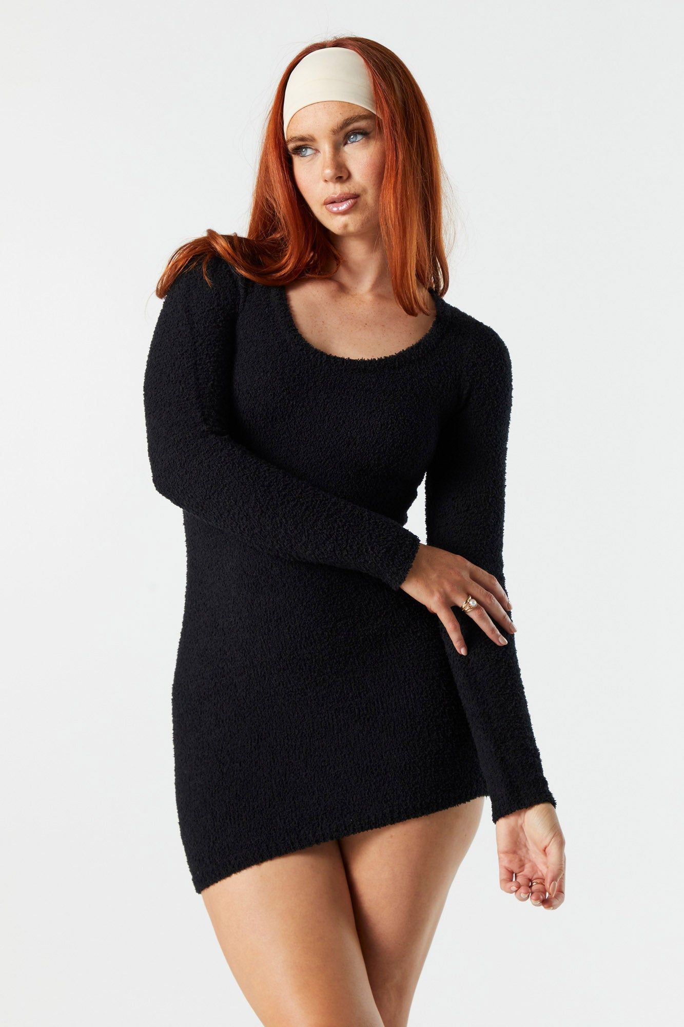 Robe-chandail pelucheuse à manches longues sold by Urban Planet product image thumbnail 5