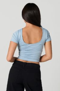Contour Scoop Back Crop Top sold by Urban Planet