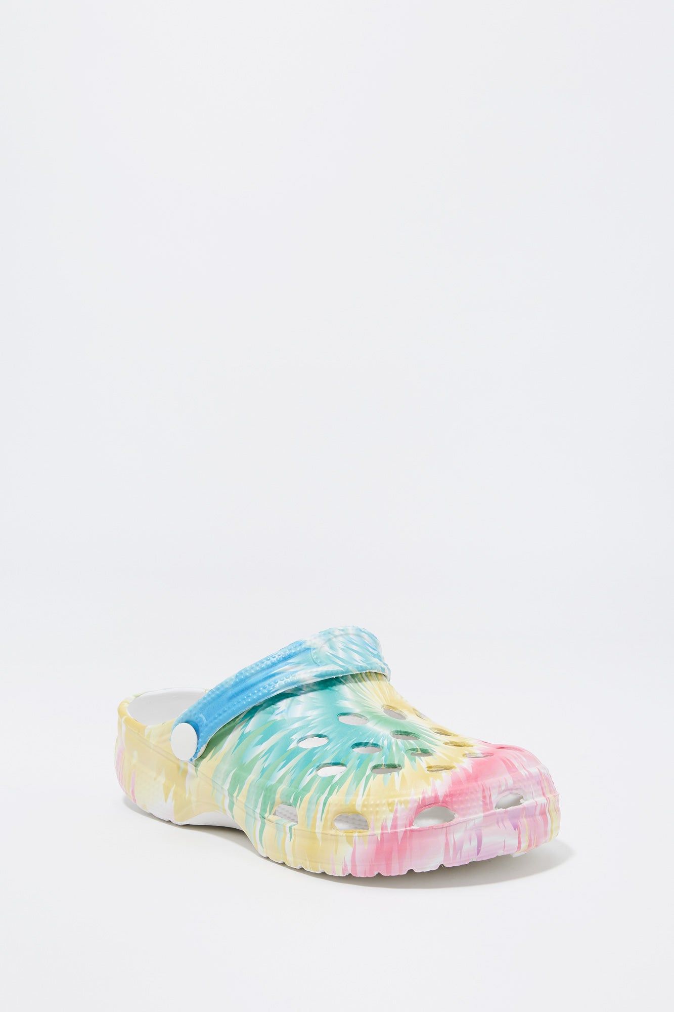 Girls Tie Dye Print Rubber Clog sold by Urban Planet product image thumbnail 2