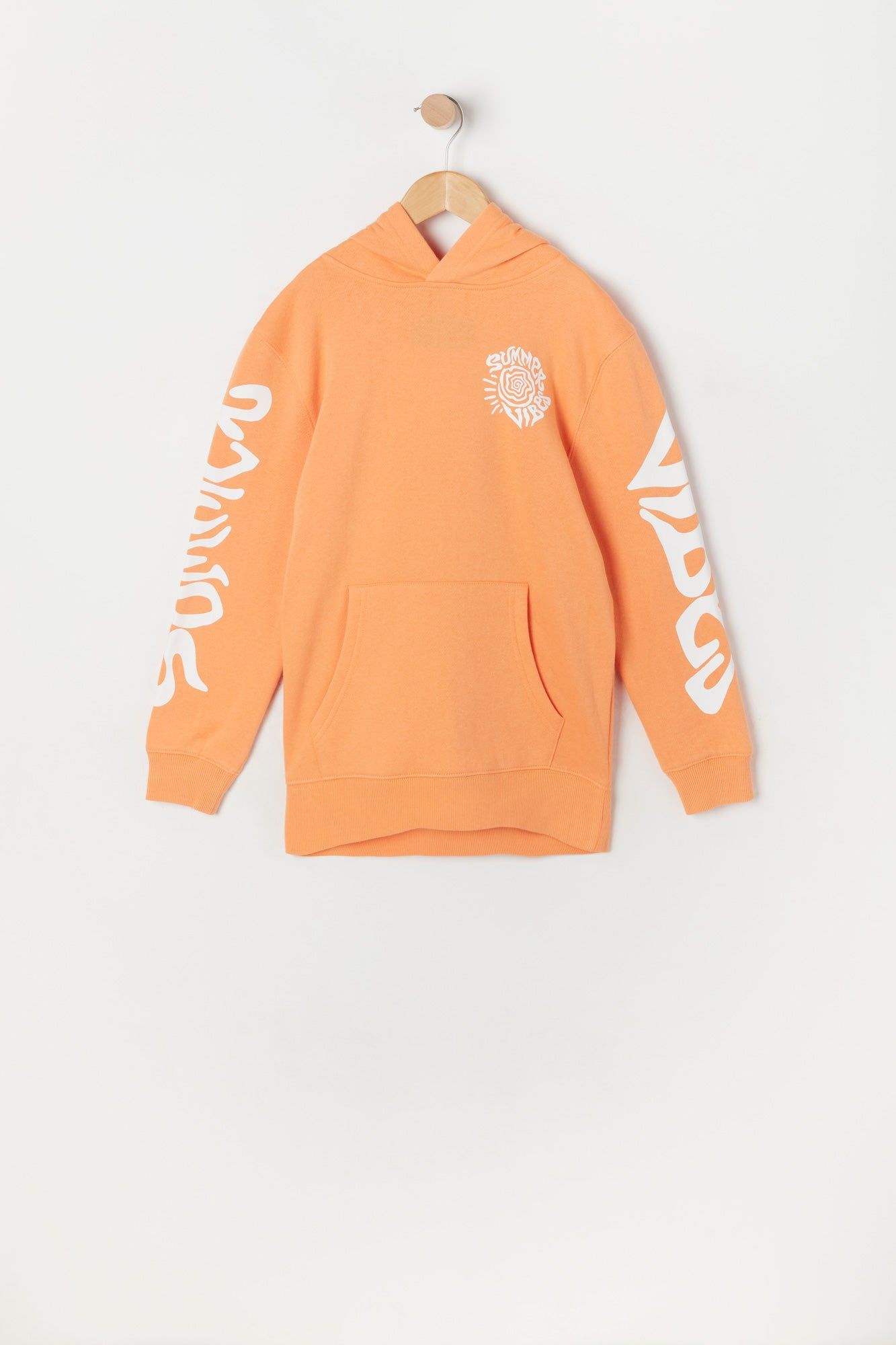 Boys Summer Vibes Graphic Fleece Hoodie sold by Urban Planet