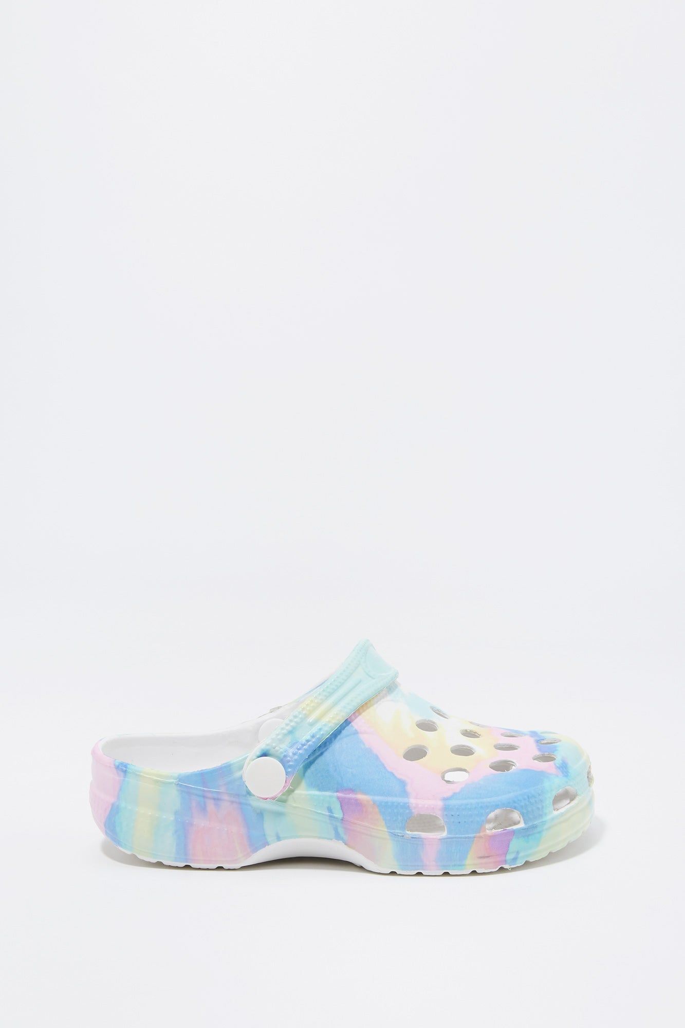 Girls Tie Dye Print Rubber Clog sold by Urban Planet product image thumbnail 5