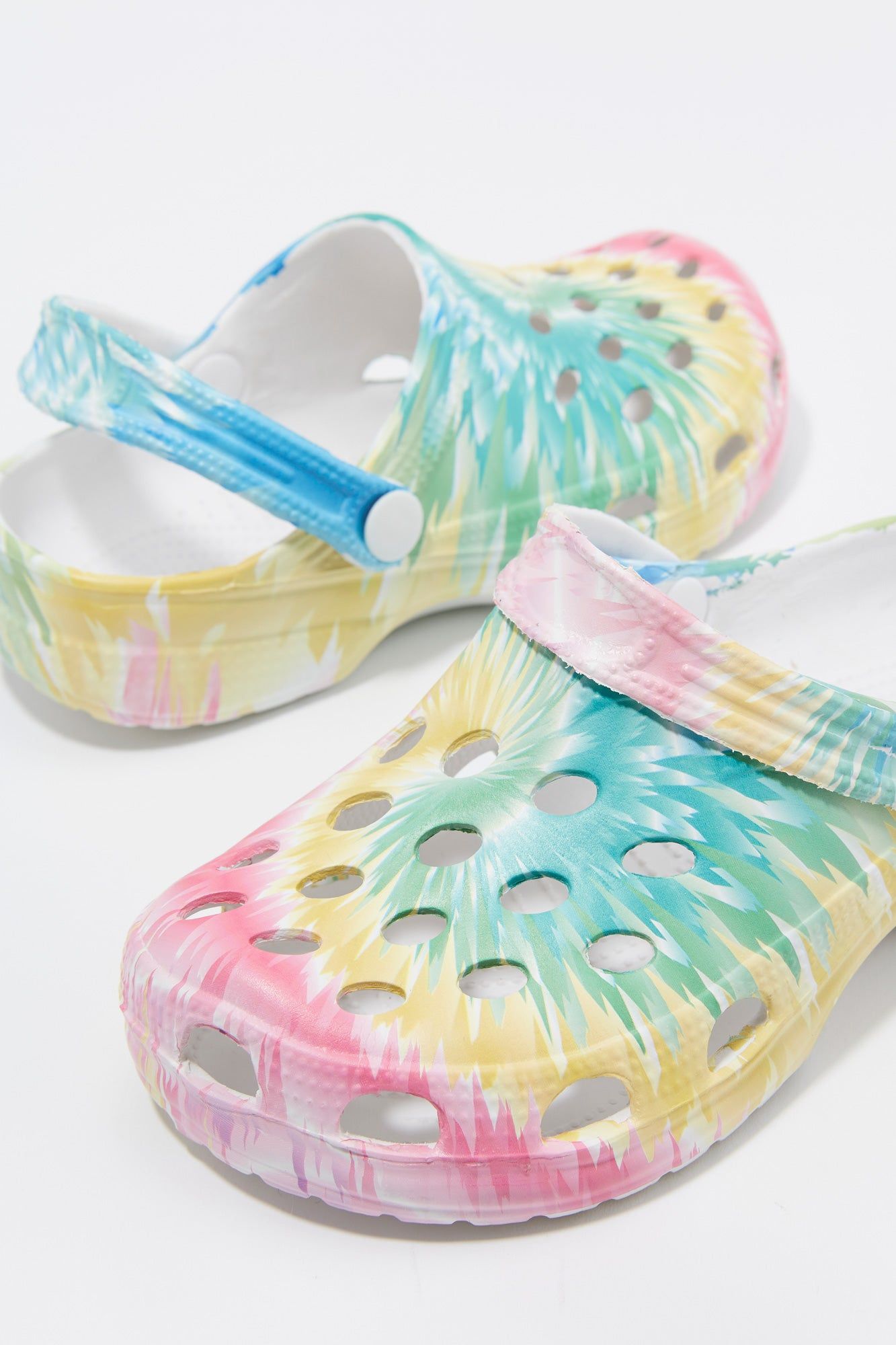 Girls Tie Dye Print Rubber Clog sold by Urban Planet product image thumbnail 4