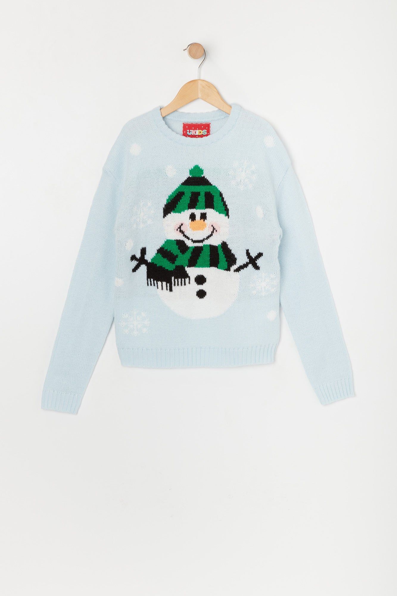 Chandail en tricot à imprimé Bonhomme de neige pour fille sold by Urban Planet