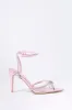 Rhinestone Bow Clear Pointed Heel sold by Urban Planet