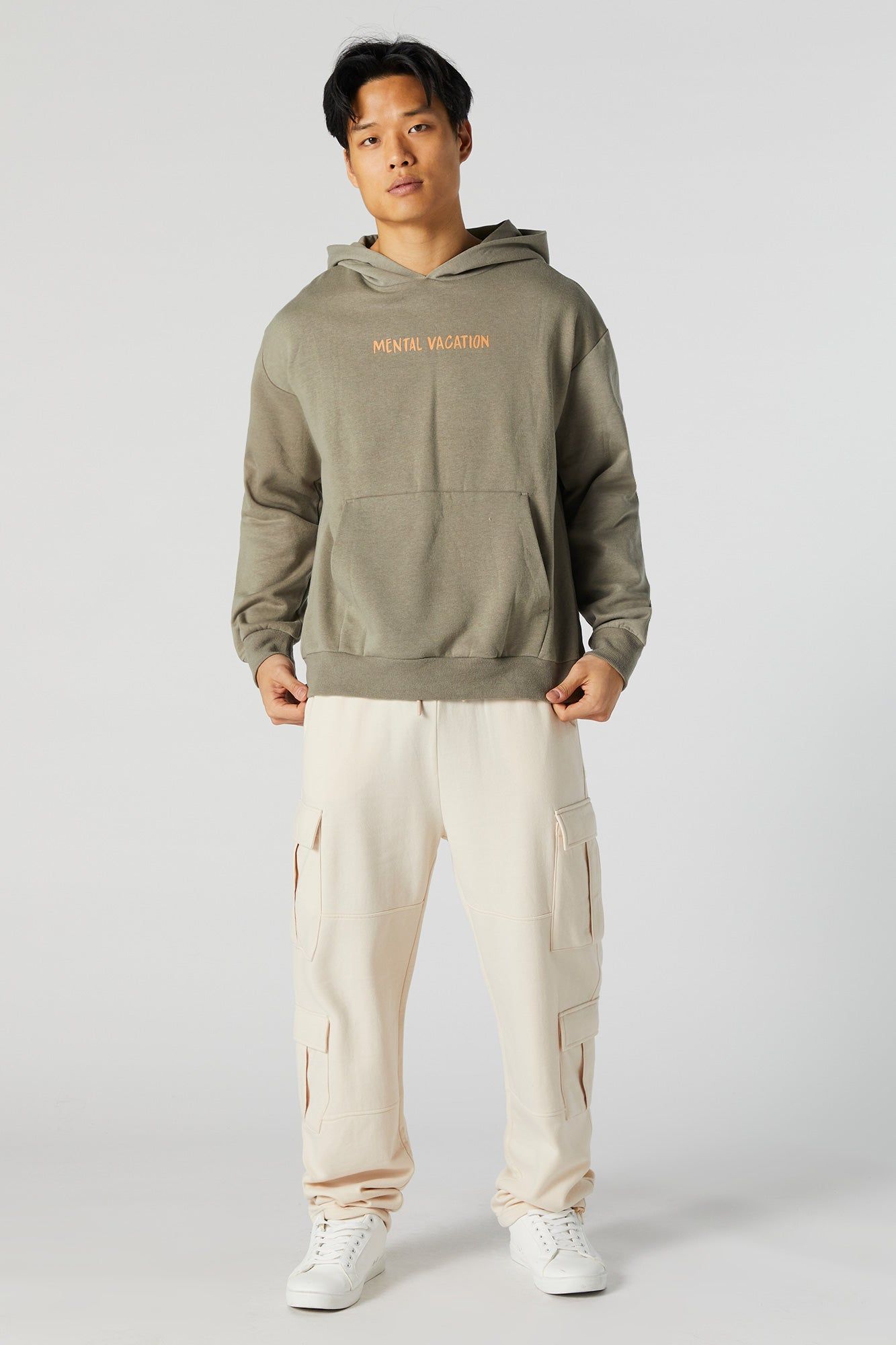 Mental Vacation Graphic Fleece Hoodie sold by Urban Planet product image thumbnail 3