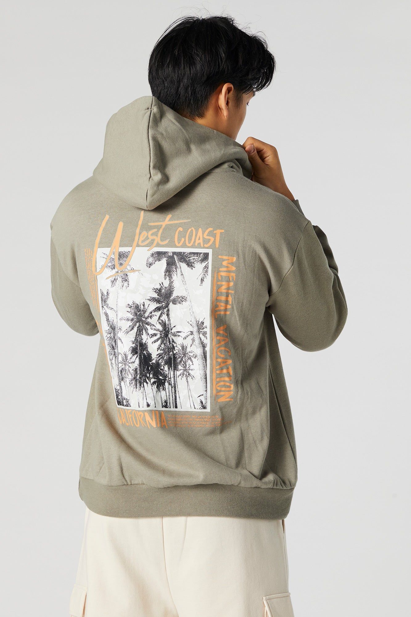 Mental Vacation Graphic Fleece Hoodie sold by Urban Planet product image thumbnail 2