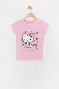Girls Light Pink Hello Kitty Graphic T-Shirt sold by Urban Planet