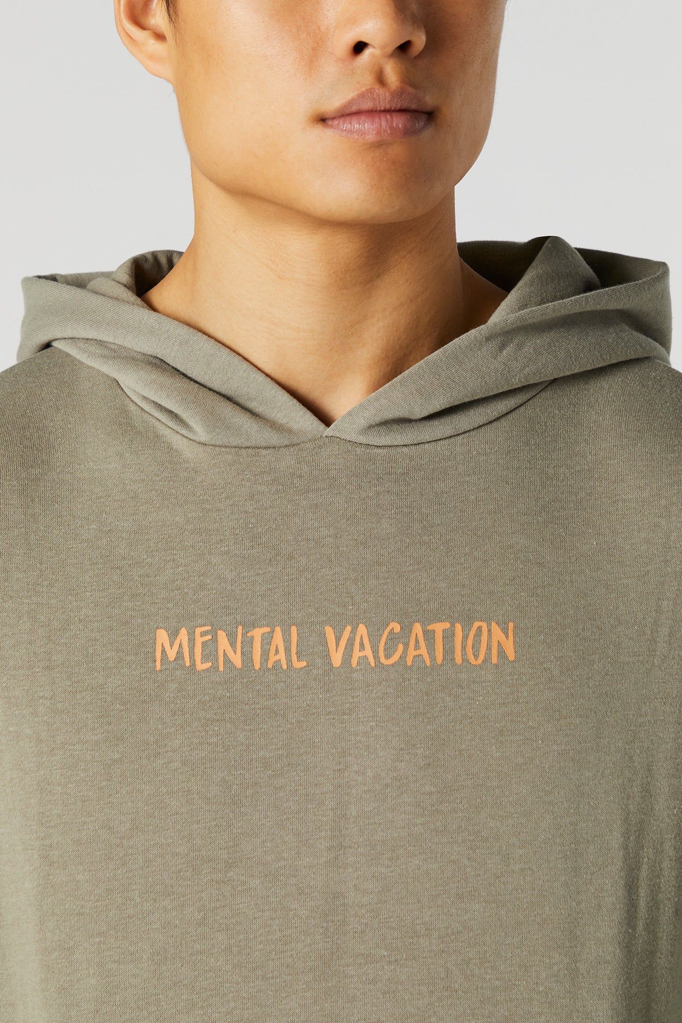 Mental Vacation Graphic Fleece Hoodie sold by Urban Planet product image thumbnail 4
