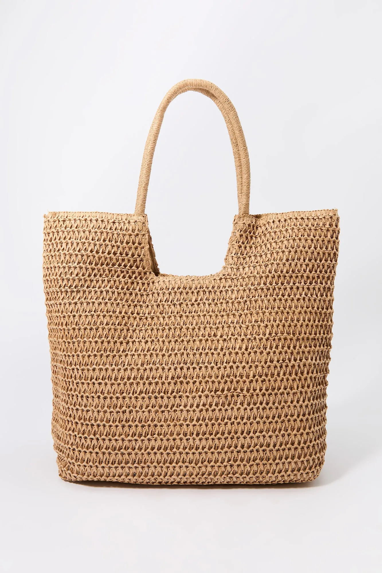Raffia Tote Bag sold by Urban Planet product image thumbnail 3