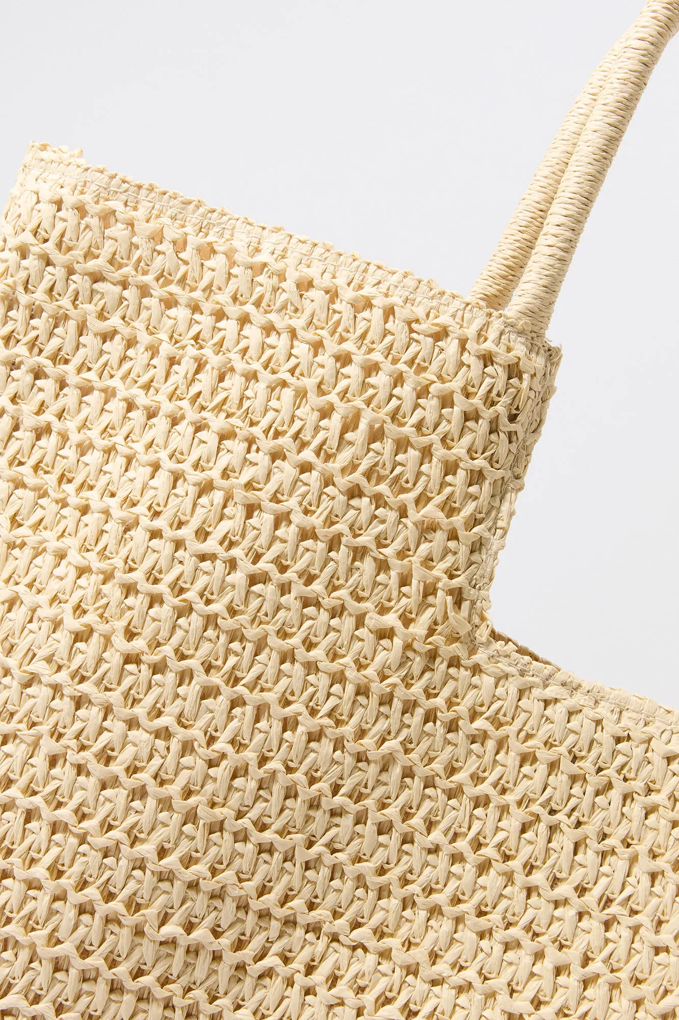 Raffia Tote Bag sold by Urban Planet product image thumbnail 2