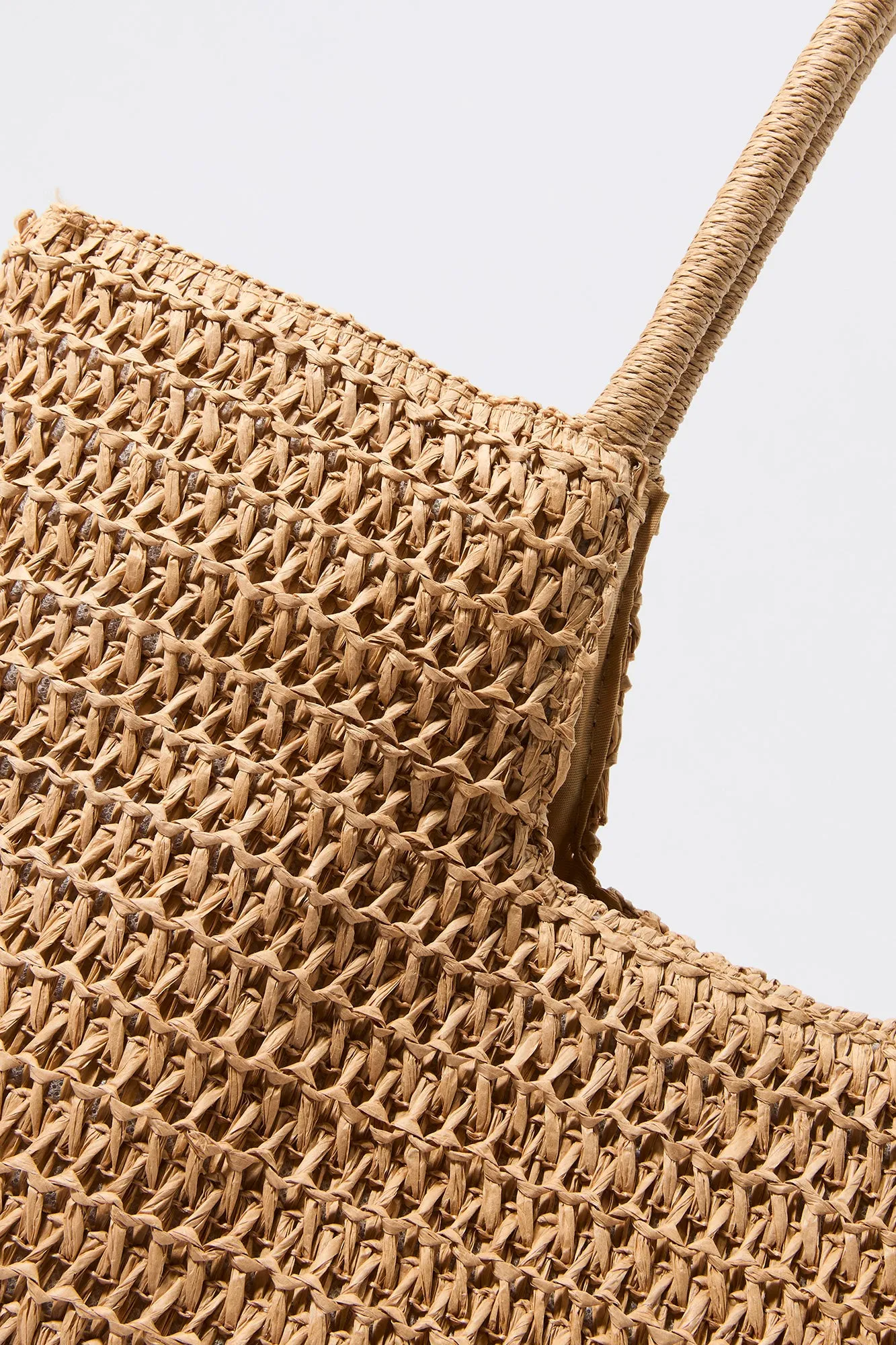Raffia Tote Bag sold by Urban Planet product image thumbnail 4