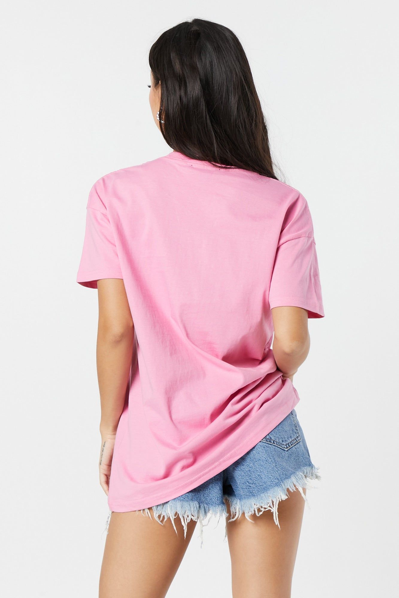 Miss Trouble Graphic Boyfriend T-Shirt sold by Urban Planet product image thumbnail 2