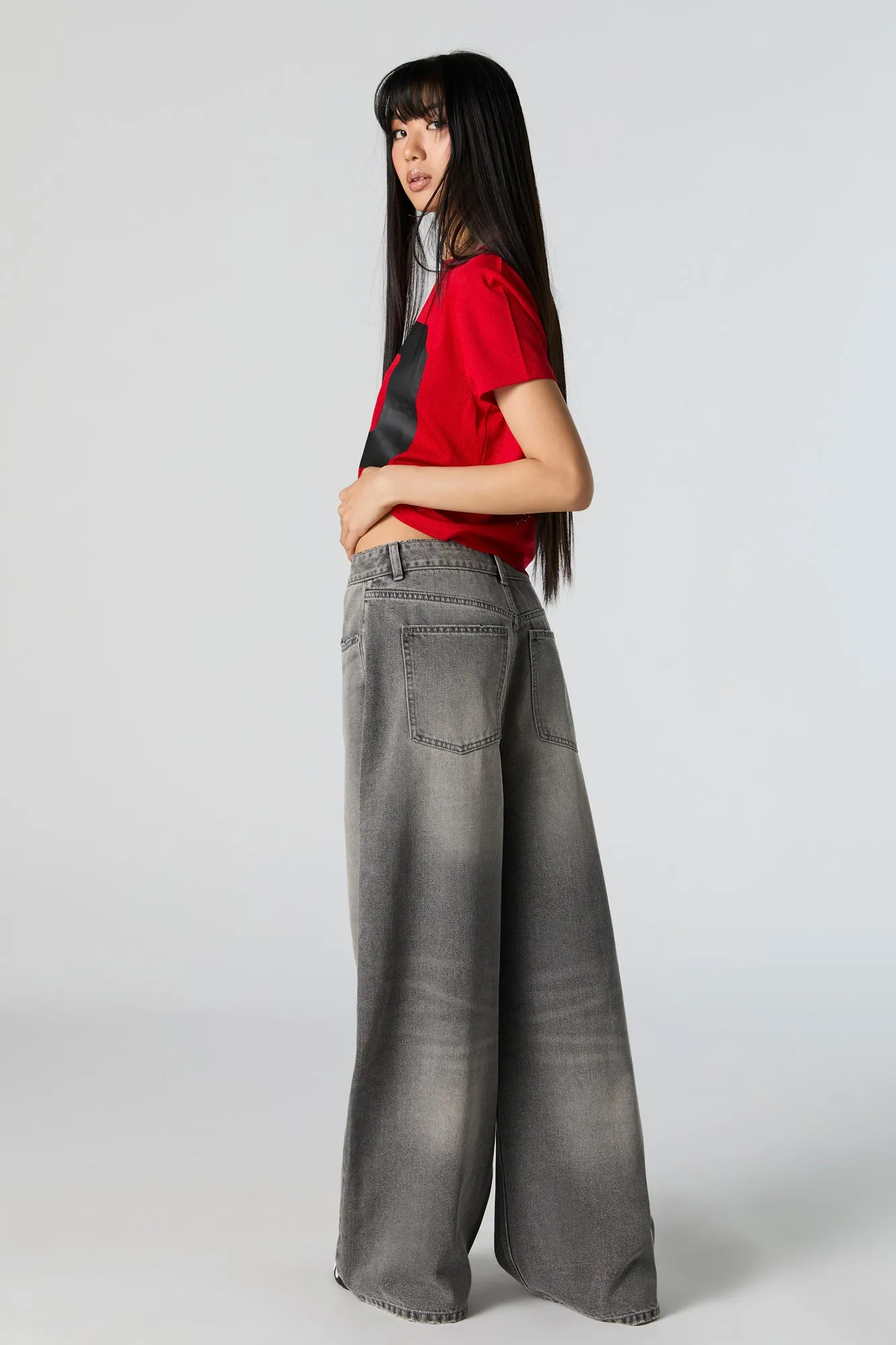 Superwide Baggy Wide Leg Jean sold by Urban Planet product image thumbnail 3