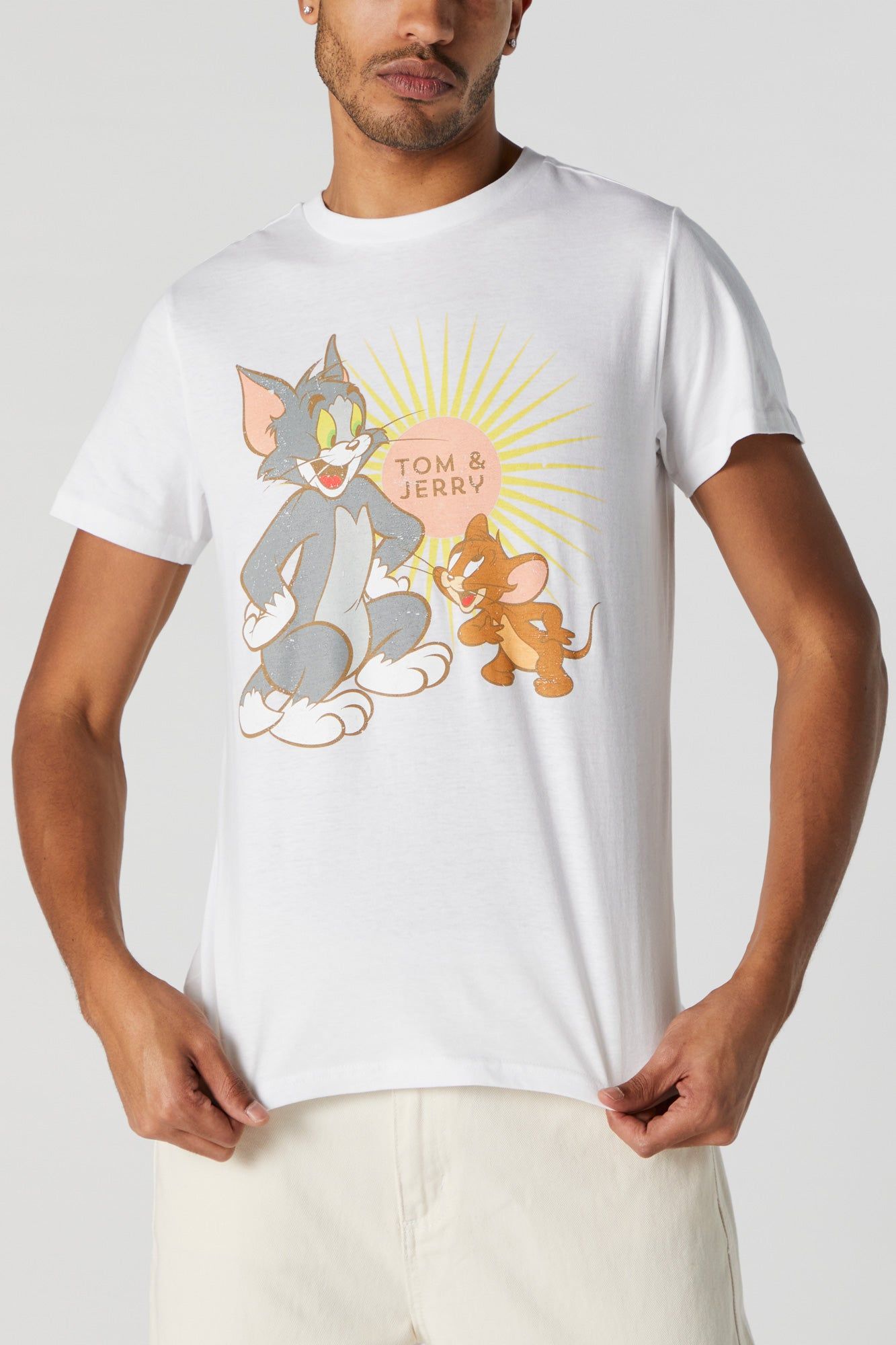 T-shirt à imprimé Tom & Jerry sold by Urban Planet product image thumbnail 2