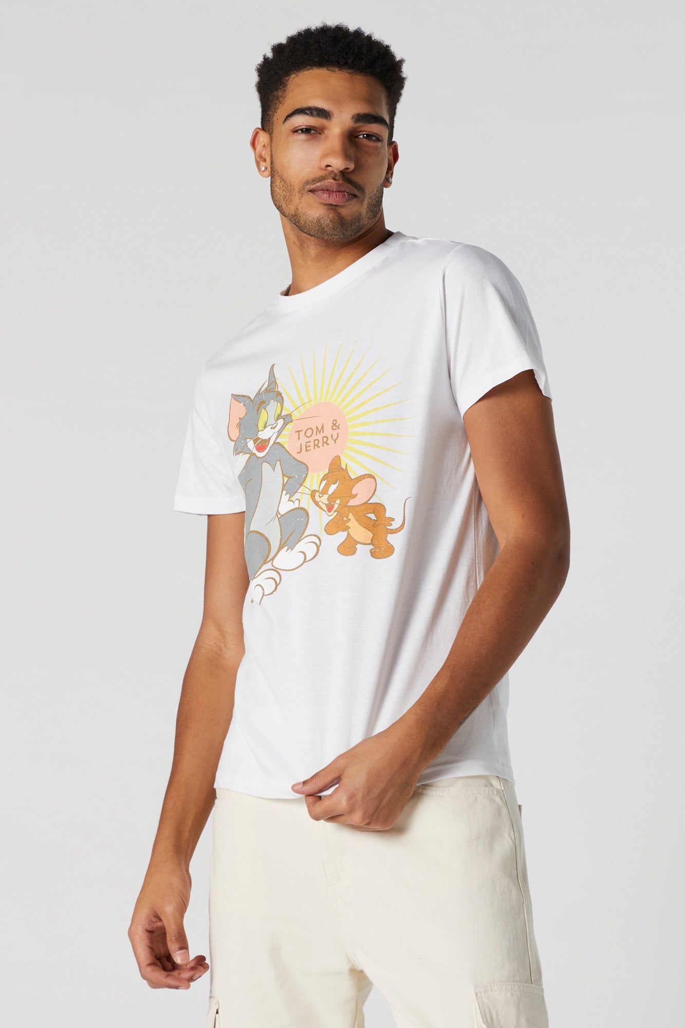 T-shirt à imprimé Tom & Jerry sold by Urban Planet