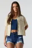 Haut boutonné court en lin sold by Urban Planet