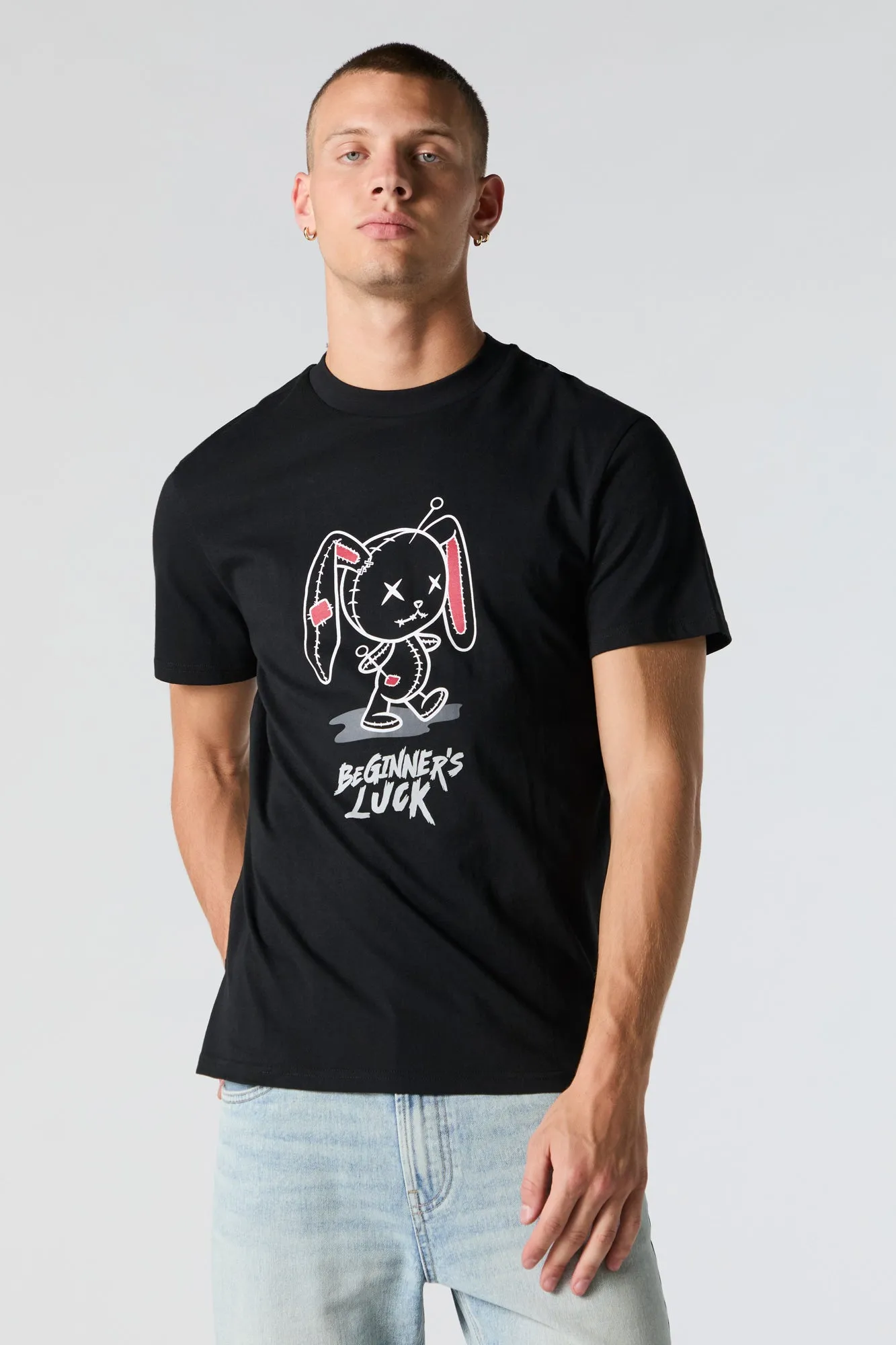 T-shirt à imprimé Beginners Luck sold by Urban Planet