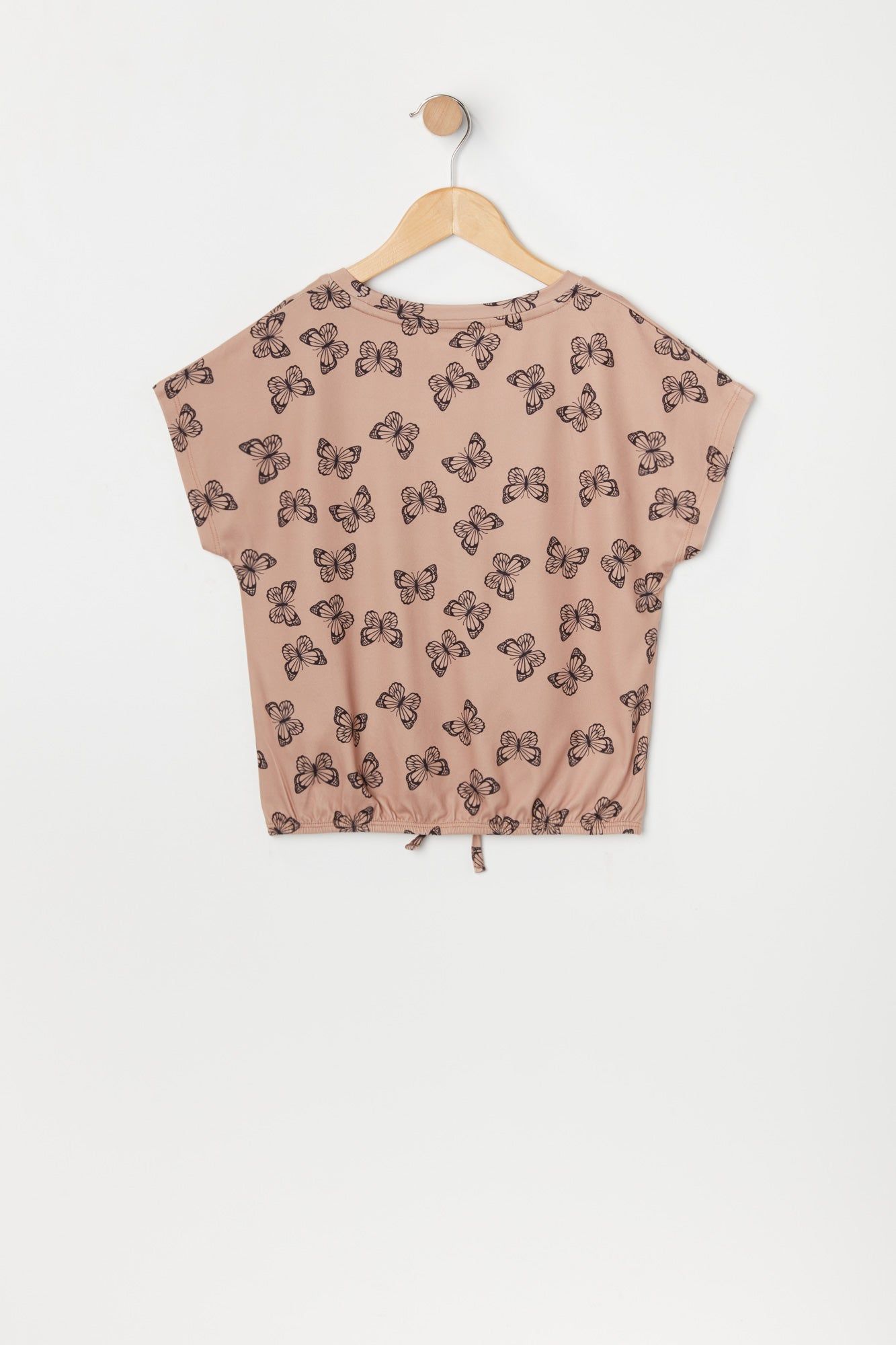 T-shirt noué à imprimé Papillon pour fille sold by Urban Planet product image thumbnail 2